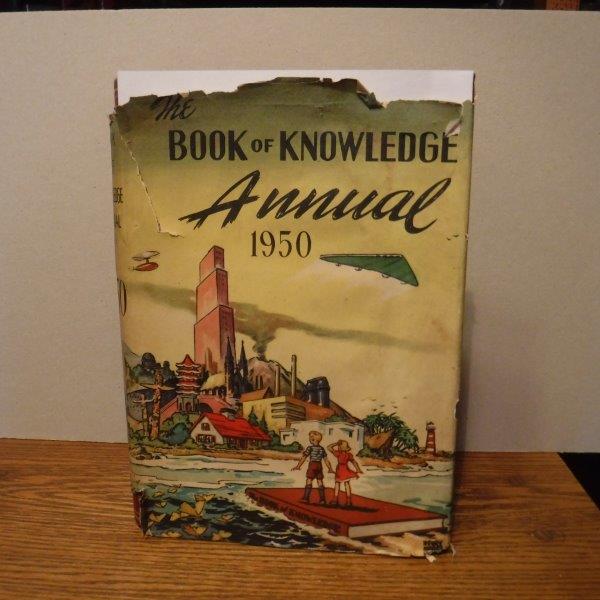 The Book of Knowledge Annual Lot of 10. Grolier. 1950s.. 1950, 52,54, 55,  56 60, 62. Free Shipping 