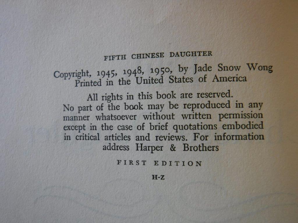 fifth chinese daughter