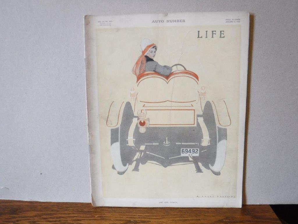 Life Magazine Auto Number: January 6 1910 (Vol. LV, No. 1419)